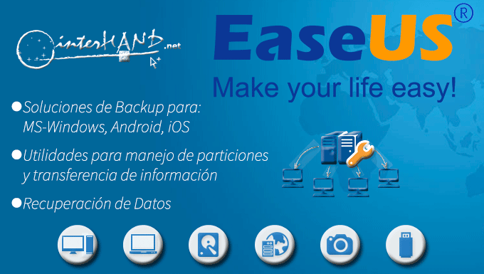 EaseUS BackUp software