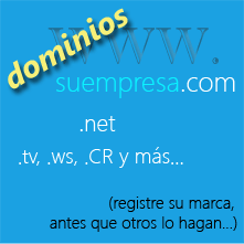dominios para su empresa, registro su marca ahora antes que otro lo haga.  Obtenga su dominio GRATIS con nosotros